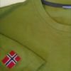 5 stk. T-Skjorter m/Norsk flagg på høyre arm.